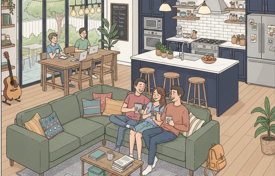 【リノベ提案】東浦和で叶える、つながりと個を両立した「5人暮らし」の家「ぱせさぽ」