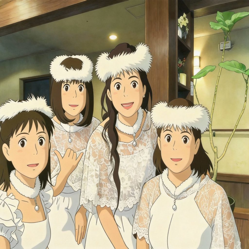 雪の精が運ぶ、母の笑顔とフラの風「ぱせさぽ」