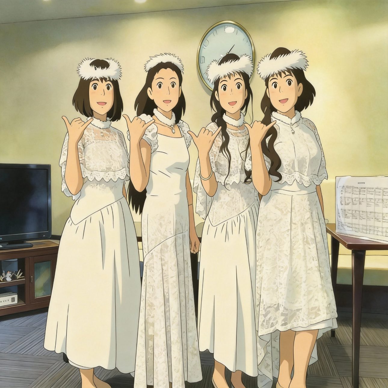 雪の精が運ぶ、母の笑顔とフラの風「ぱせさぽ」